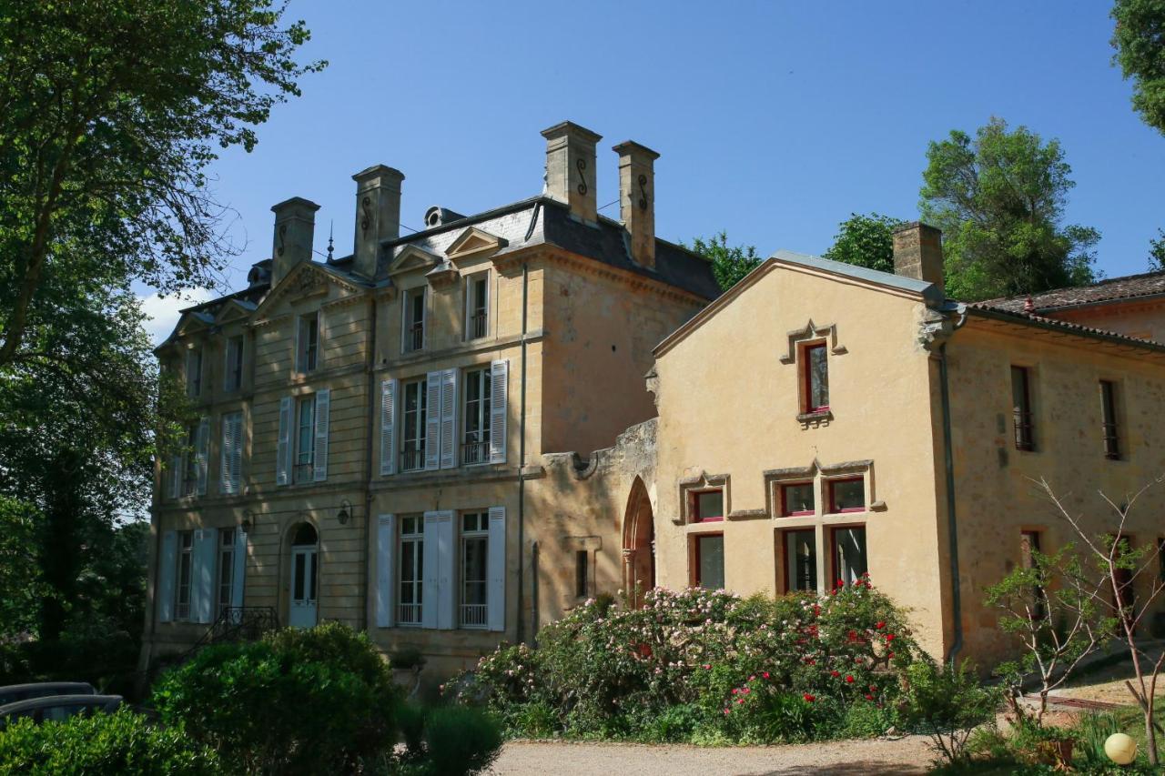 L'Abbaye Du Chateau Du Vallier Langoiran Buitenkant foto